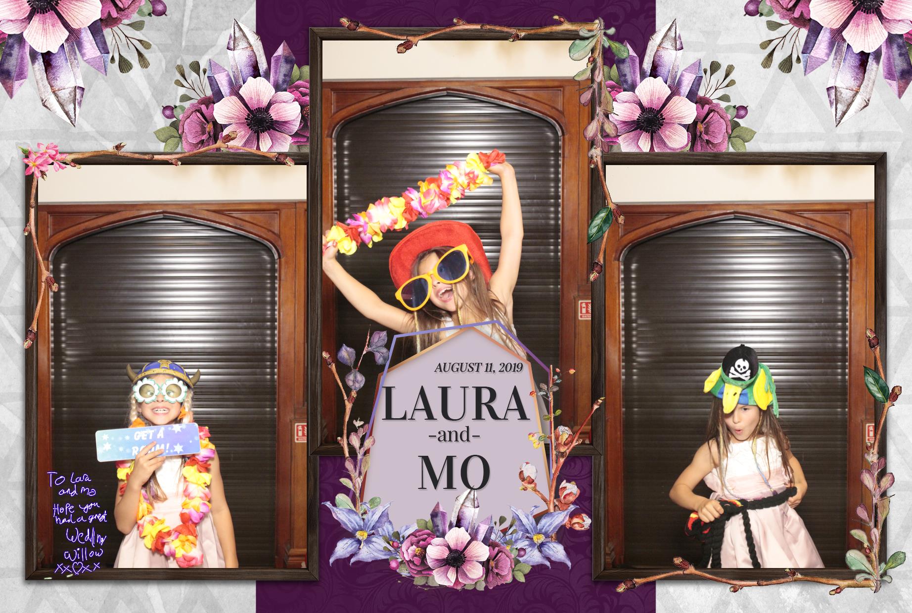 Laura and Mo's Wedding | View more photos from the event at gallery.myphotoboothexperience.co.uk/u/MyPhotoBoothExperienceLtd/Laura-and-Mos-Wedding